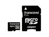 4GB microSD карта Transcend class 4