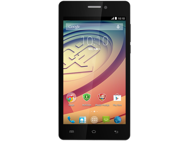 Смартфони Prestigio Wize E3 (3509DUO) 4GB, сив цвят + 750MB интернет на месец