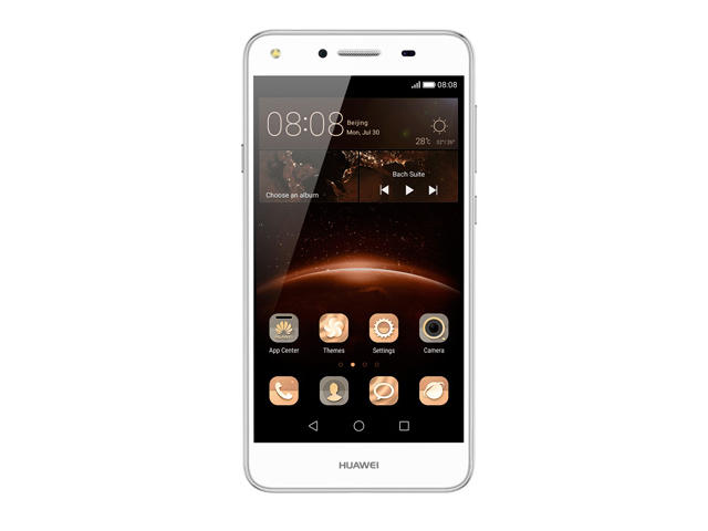 Смартфони Huawei Y5II с две SIM карти 16GB, бял цвят + 750MB 4G интернет на месец