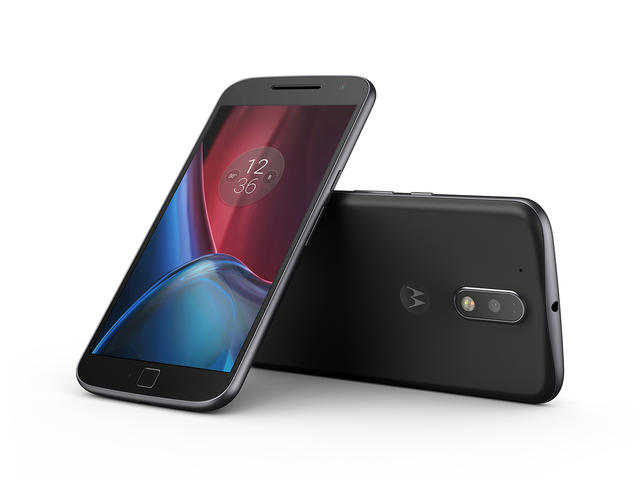 Смартфони Motorola Moto G4 Plus 16GB, черен цвят + 750MB 4G интернет на месец