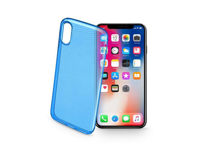 Калъфи Cellular line Style калъф за iPhone X, в синьо