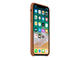 Калъфи Apple iPhone X Leather Case, в кафяво