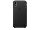 Калъфи Apple iPhone X Leather Case, в черно