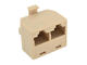 Кабели и Адаптери VCom съединител LAN Coupler 1 Male / 2 Female - CT253
