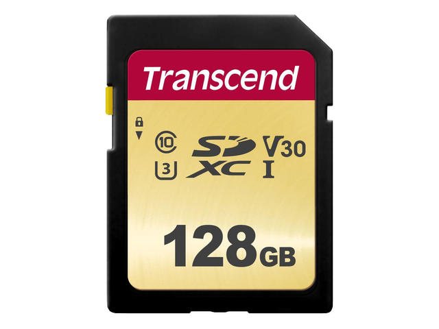 Карти памет Transcend 500S 128GB SDXC