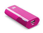 Външни батерии Cellularline Sycell 5000mAh, розова