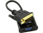 Кабели и Адаптери VCom активен преходник Adapter DVI 24+1 M -> VGA F Аctive - CG491-0.15m