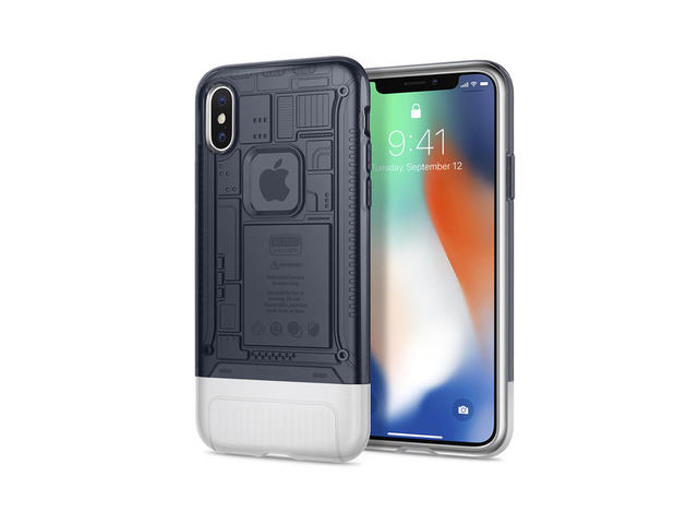 Калъфи Spigen Classic C1 кейс за iPhone X, сив