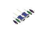 Кабели и Адаптери VCom Комплект кабели KVM switch set - CK501A-1.5m