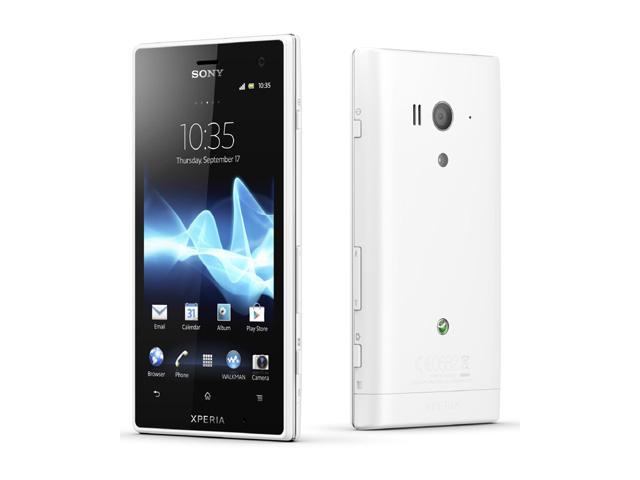 Смартфони Sony Xperia Sola 8GB, бял цвят