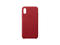 Калъфи Apple iPhone Xs Leather Case, в червено