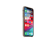 Калъфи Apple iPhone Xs Leather Case, в сиво