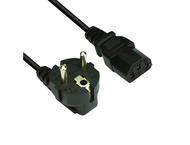 Кабели и Адаптери VCom Power Cord Computer schuko 220V 5m - CE021-5m-0.75mm