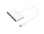 Кабели и Адаптери Macally USB-C to USB-A Hub