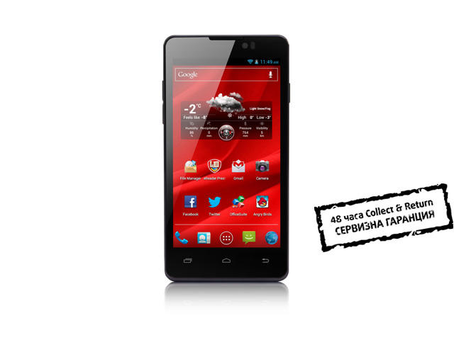 Смартфони Prestigio MultiPhone 4505 DUO 4GB, черен цвят