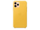 Калъфи Apple iPhone 11 Pro Leather Case, Meyer Lemon
