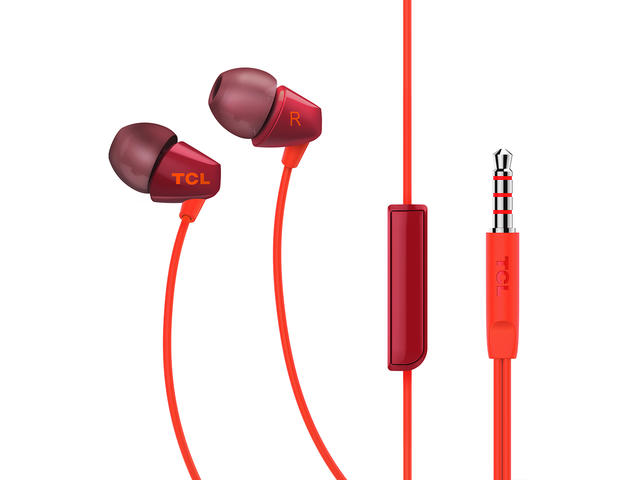 Слушалки TCL SOCL100O, Sunset Orange