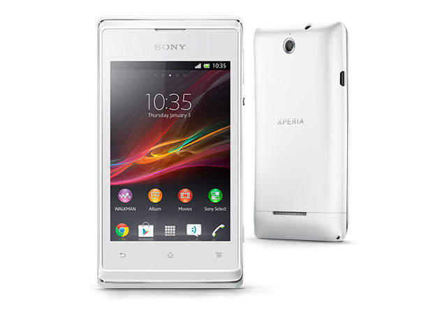 Смартфони Sony Xperia E 2GB, бял цвят
