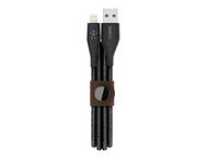 Кабели и Адаптери Belkin DuraTekª Plus Кабел Lightning към USB-A с кабел 1.2 м - черен