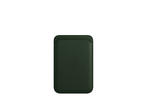 Калъфи Apple iPhone Leather Wallet with MagSafe - Sequoia Green