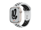 Смарт часовници Apple Watch Nike S7 GPS, 45mm Starlight Aluminium Case with Pure Platinum/Black Nike Sport Band - Regular