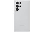 Калъфи Samsung Galaxy S22 Ultra G908 Leather Cover, Light Gray