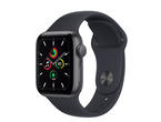 Смарт часовници Apple Watch SE (v2) GPS Cellular, 40mm Space Grey Aluminium Case with Midnight Sport Band - Regular