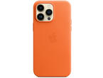 Калъфи Apple iPhone 14 Pro Max Leather Case with MagSafe - Orange