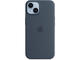 Калъфи Apple iPhone 14 Silicone Case with MagSafe - Storm Blue
