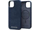 Калъфи Njord Salmon Leather Magsafe за iPhone 14 Plus, син