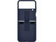 Калъфи Samsung Galaxy Z Flip4 силиконов калъф с пръстен, тъмносин