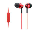 Слушалки Sony MDR-EX110AP червени