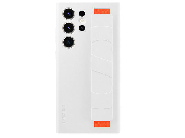 Калъфи Samsung Galaxy S23 Ultra Silicone Grip Case, White