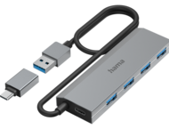 USB Хъб Hama Hub USB, 4 порта