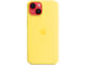 Калъфи Apple iPhone 14 Silicone Case with MagSafe - Canary Yellow (SEASONAL 2023 Spring)