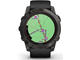 Смарт часовници Garmin fenix 7X Pro Sapphire Solar Edition - Carbon Grey DLC Titanium с Black каишка