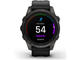Смарт часовници Garmin Epix Pro (Gen 2) Sapphire Edition 42 мм Carbon Grey DLC Titanium с Black каишка