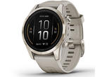 Смарт часовници Garmin Epix Pro (Gen 2) Sapphire Edition 42 мм Soft Gold с Light Sand каишка