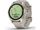 Смарт часовници Garmin Epix Pro (Gen 2) Sapphire Edition 42 мм Soft Gold с Light Sand каишка