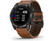 Смарт часовници Garmin Epix Pro (Gen 2) Sapphire Edition 51 мм Carbon Grey DLC Titanium с Chestnut кожена каишка
