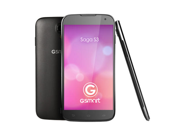 Смартфони GSmart Saga S3 8GB, черен цвят