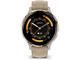 Смарт часовници Garmin Venu 3S Soft Gold безел с French Grey корпус и кожена каишка