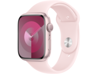 Смарт часовници Apple Watch S9 GPS 41mm Pink Alu Case w Light Pink Sport Band - S/M