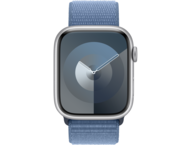 Смарт часовници Apple Watch S9 GPS 45mm Silver Alu Case w Winter Blue Sport Loop