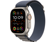 Смарт часовници Apple Watch Ultra2 Cellular, 49mm Titanium Case w Blue Alpine Loop - Medium
