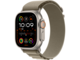 Смарт часовници Apple Watch Ultra2 Cellular, 49mm Titanium Case w Olive Alpine Loop - Small