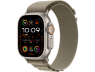 Смарт часовници Apple Watch Ultra2 Cellular, 49mm Titanium Case w Olive Alpine Loop - Large