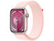 Смарт часовници Apple Watch S9 Cellular 41mm Pink Alu Case w Light Pink Sport Loop