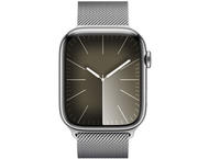 Смарт часовници Apple Watch S9 Cellular 45mm Silver Stainless Steel Case w Silver Milanese Loop