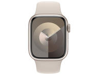 Смарт часовници Apple Watch S9 Cellular 45mm Starlight Alu Case w Starlight Sport Band - S/M